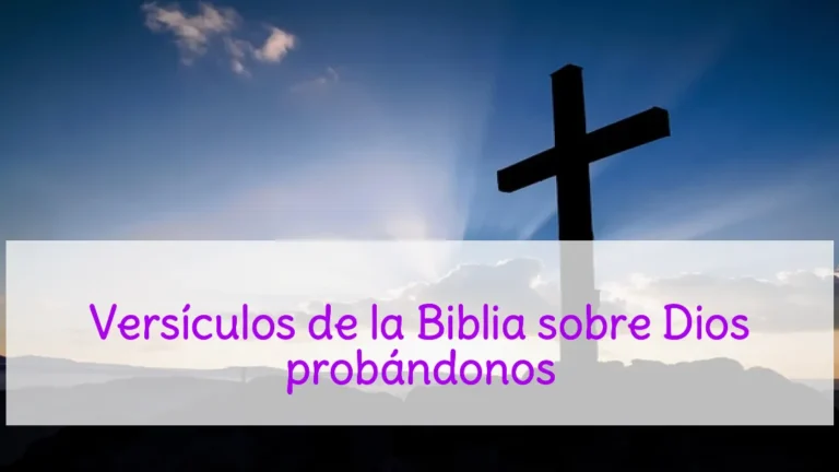 Versículos de la Biblia sobre Dios probándonos