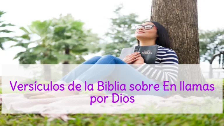 Versículos de la Biblia sobre En llamas por Dios
