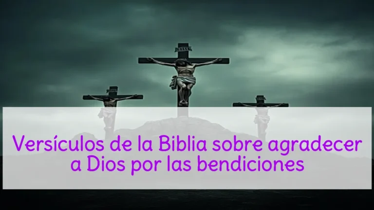 Versículos de la Biblia sobre agradecer a Dios por las bendiciones