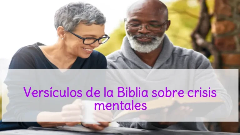 Versículos de la Biblia sobre crisis mentales