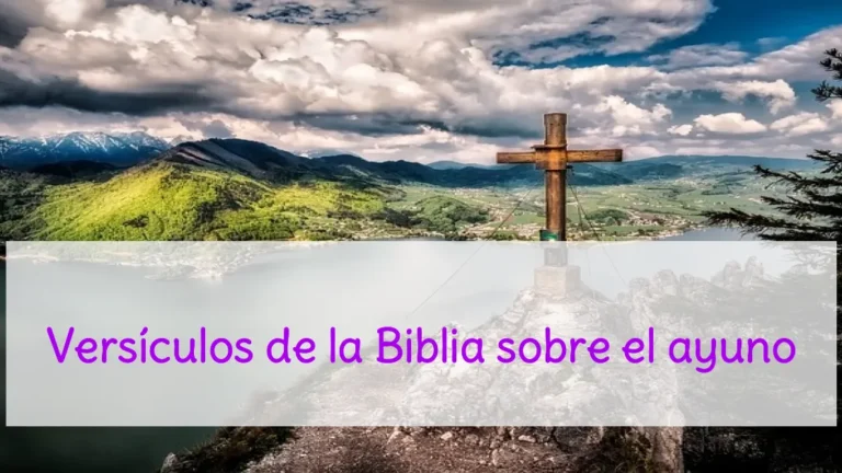 Versículos de la Biblia sobre el ayuno
