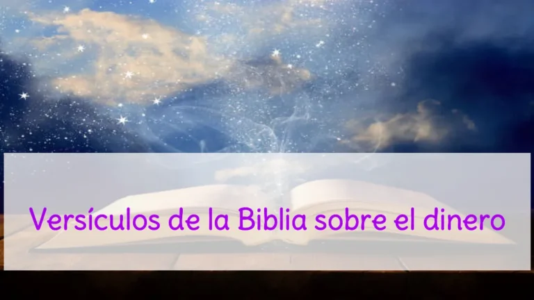 Versículos de la Biblia sobre el dinero