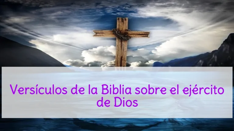 Versículos de la Biblia sobre el ejército de Dios