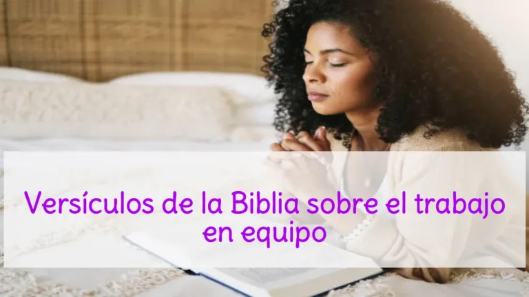 Versículos de la Biblia sobre el trabajo en equipo