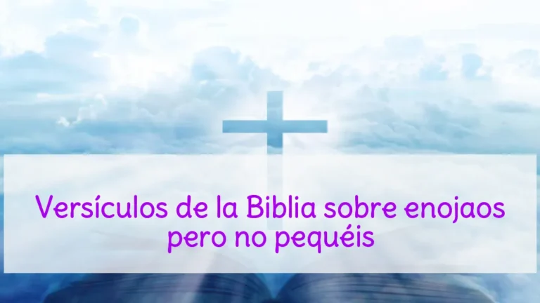 Versículos de la Biblia sobre enojaos pero no pequéis
