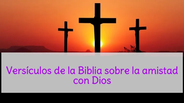 Versículos de la Biblia sobre la amistad con Dios