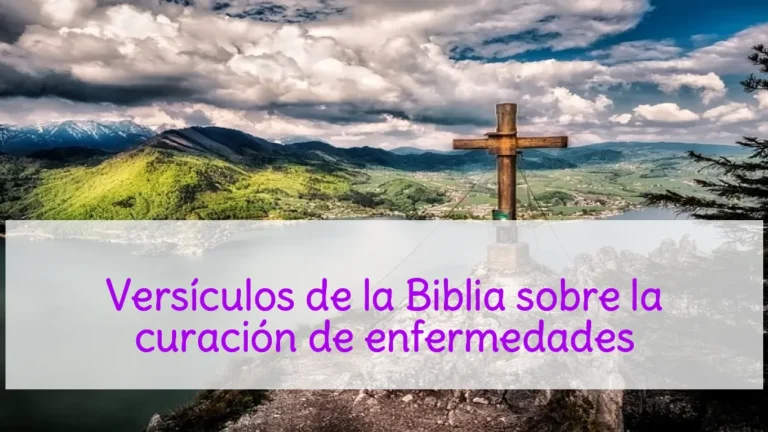 Versículos de la Biblia sobre la curación de enfermedades