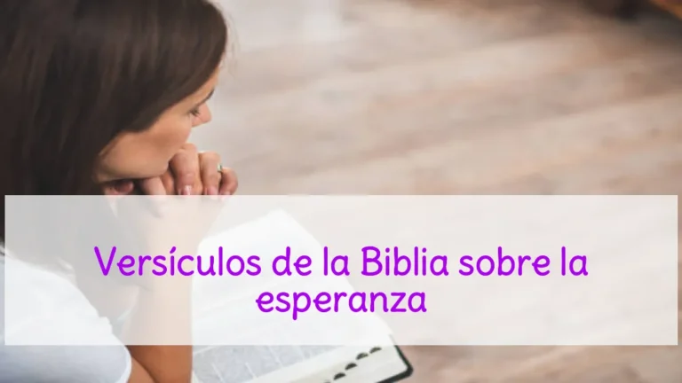 Versículos de la Biblia sobre la esperanza