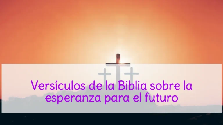 Versículos de la Biblia sobre la esperanza para el futuro