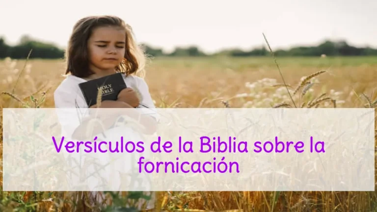 Versículos de la Biblia sobre la fornicación