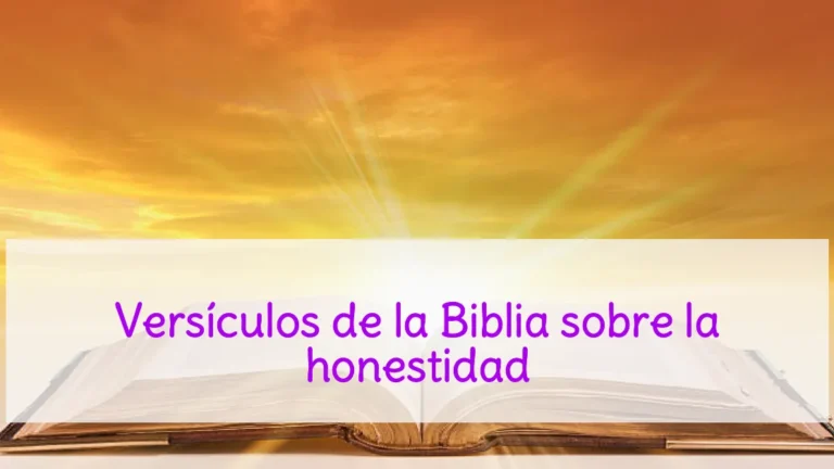 Versículos de la Biblia sobre la honestidad