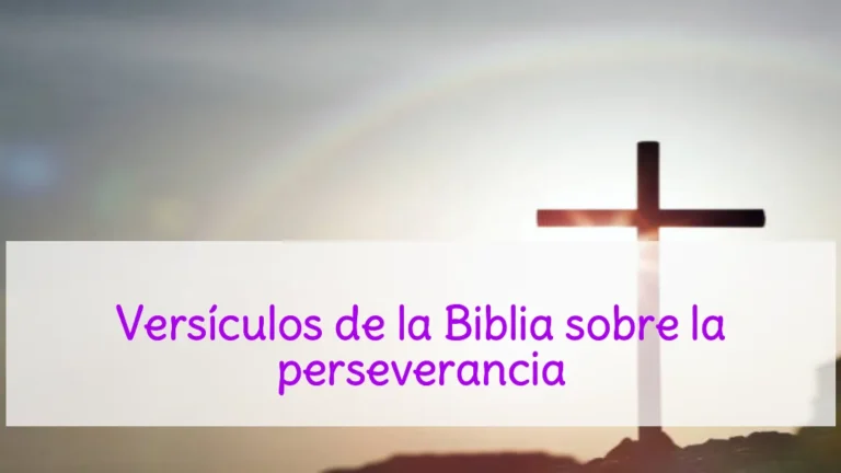 Versículos de la Biblia sobre la perseverancia