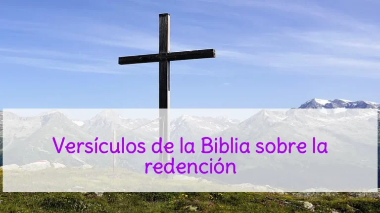 Versículos de la Biblia sobre la redención