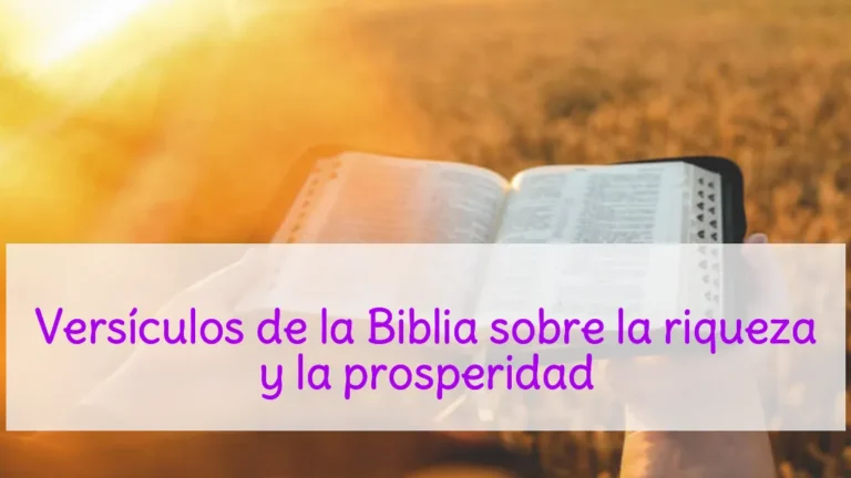 Versículos de la Biblia sobre la riqueza y la prosperidad