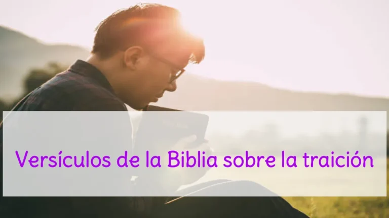 Versículos de la Biblia sobre la traición