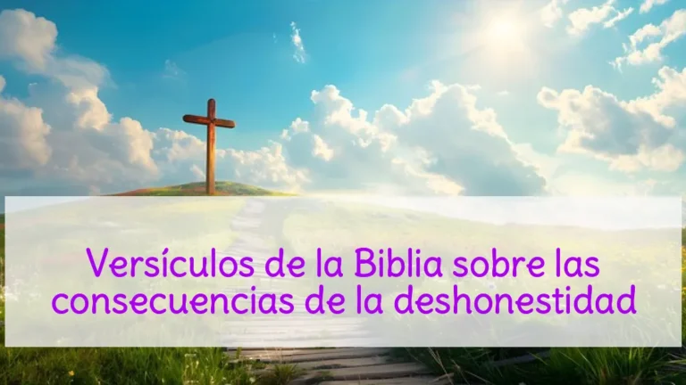 Versículos de la Biblia sobre las consecuencias de la deshonestidad