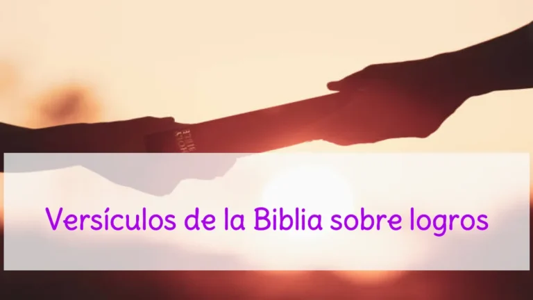 Versículos de la Biblia sobre logros