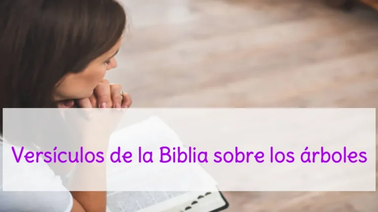Versículos de la Biblia sobre los árboles