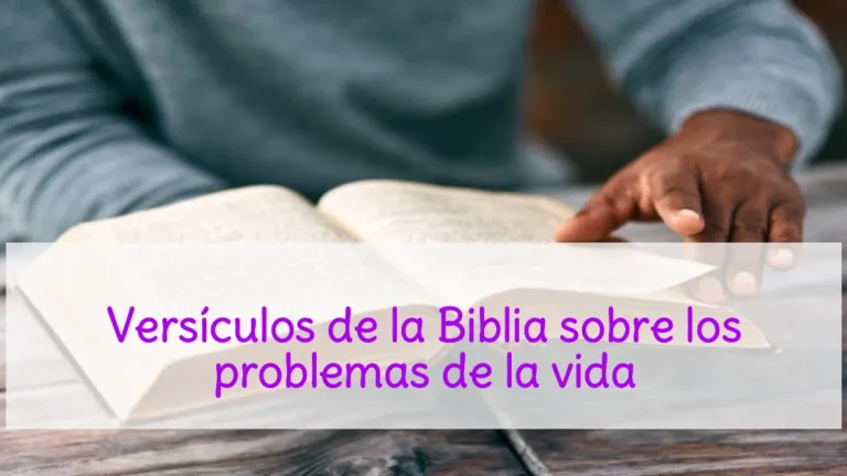 Versículos de la Biblia sobre los problemas de la vida