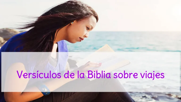 Versículos de la Biblia sobre viajes