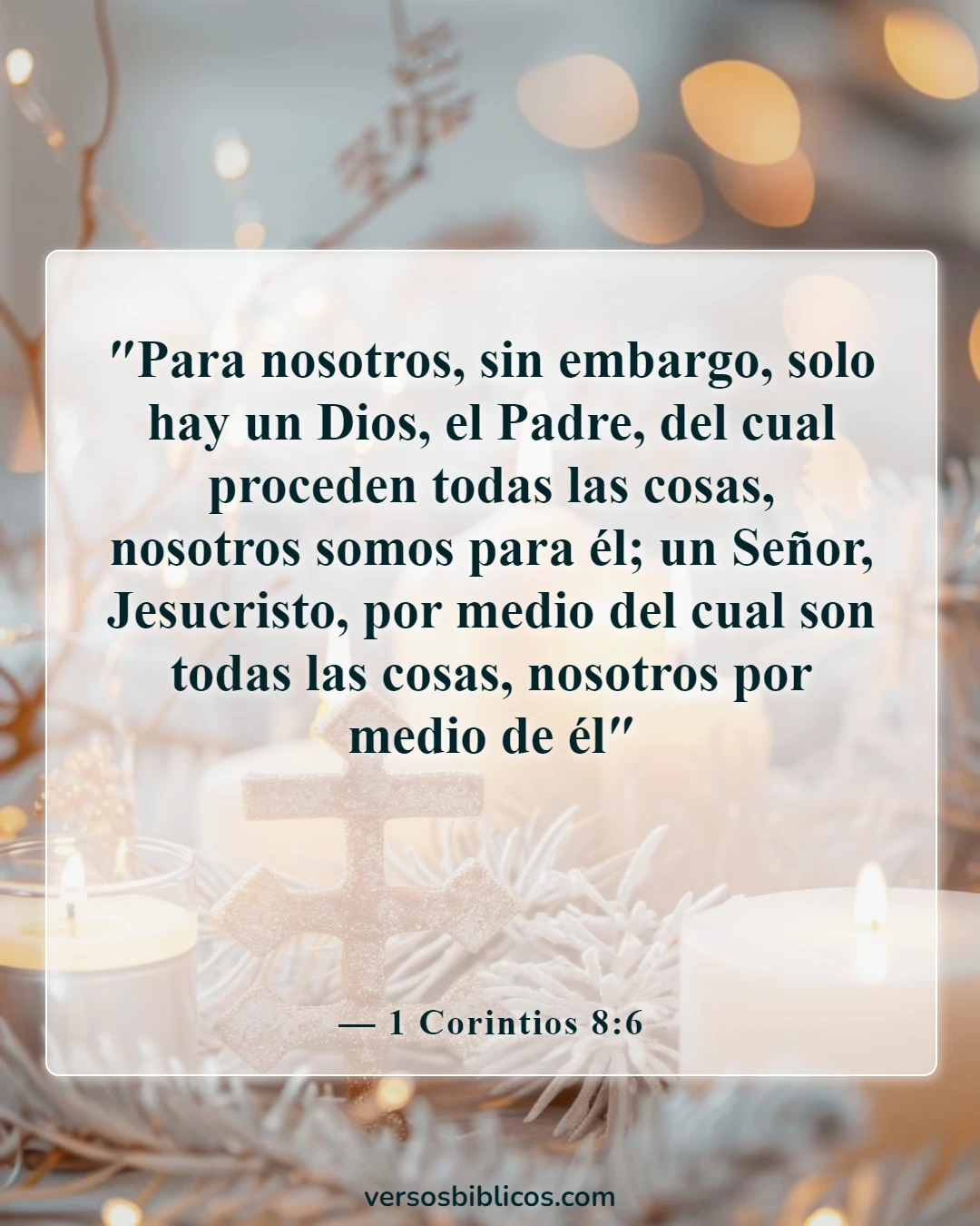 Versículos de la Biblia sobre la Trinidad (1 Corintios 8:6)