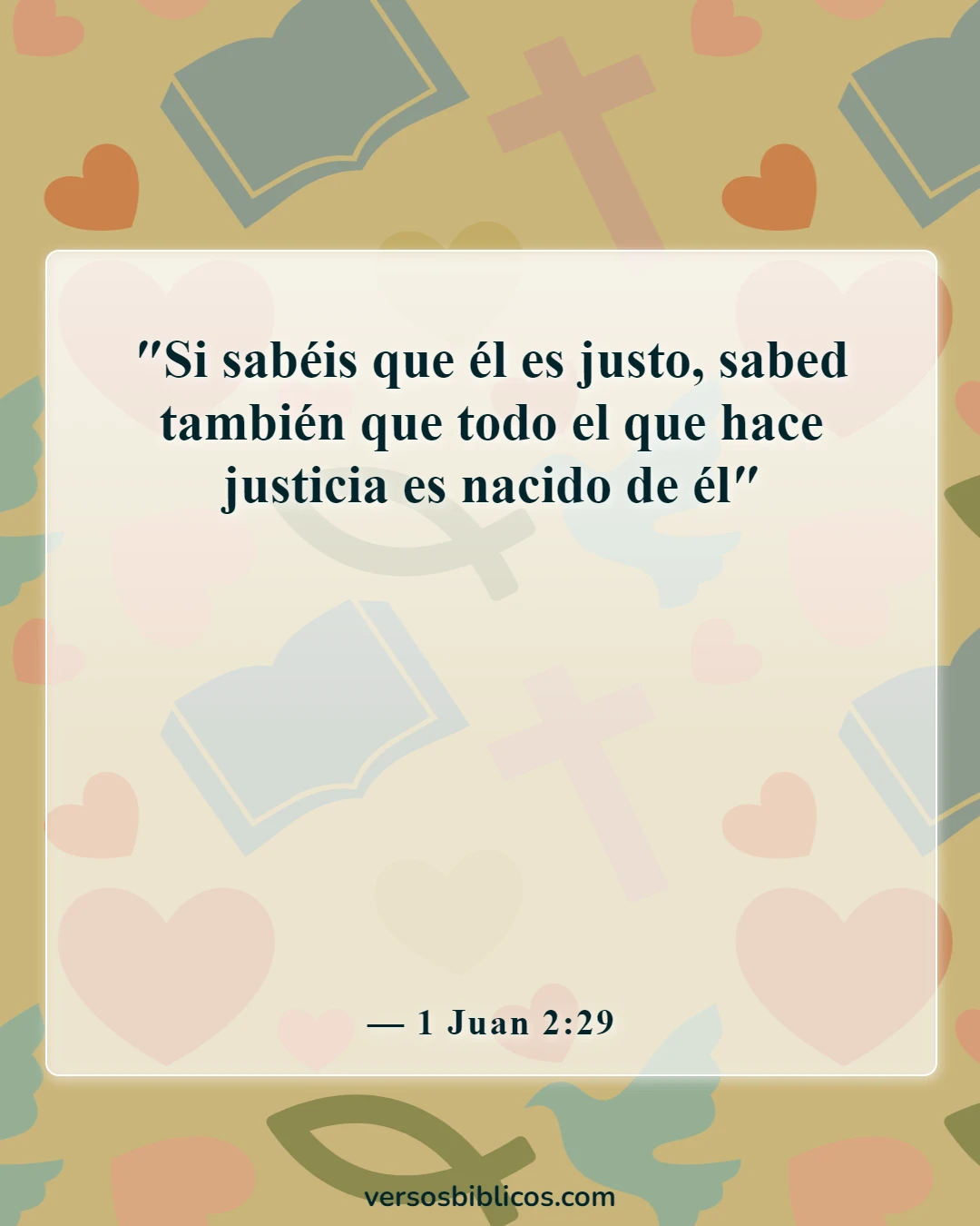 Versículos de la Biblia sobre el entrenamiento en justicia (1 Juan 2:29)