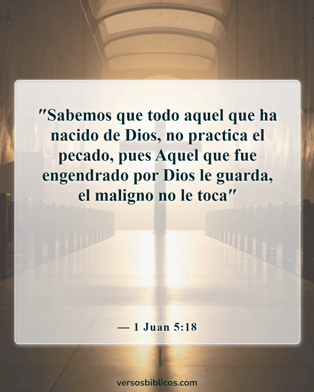 Versículos de la Biblia sobre las influencias malas y negativas (1 Juan 5:18)