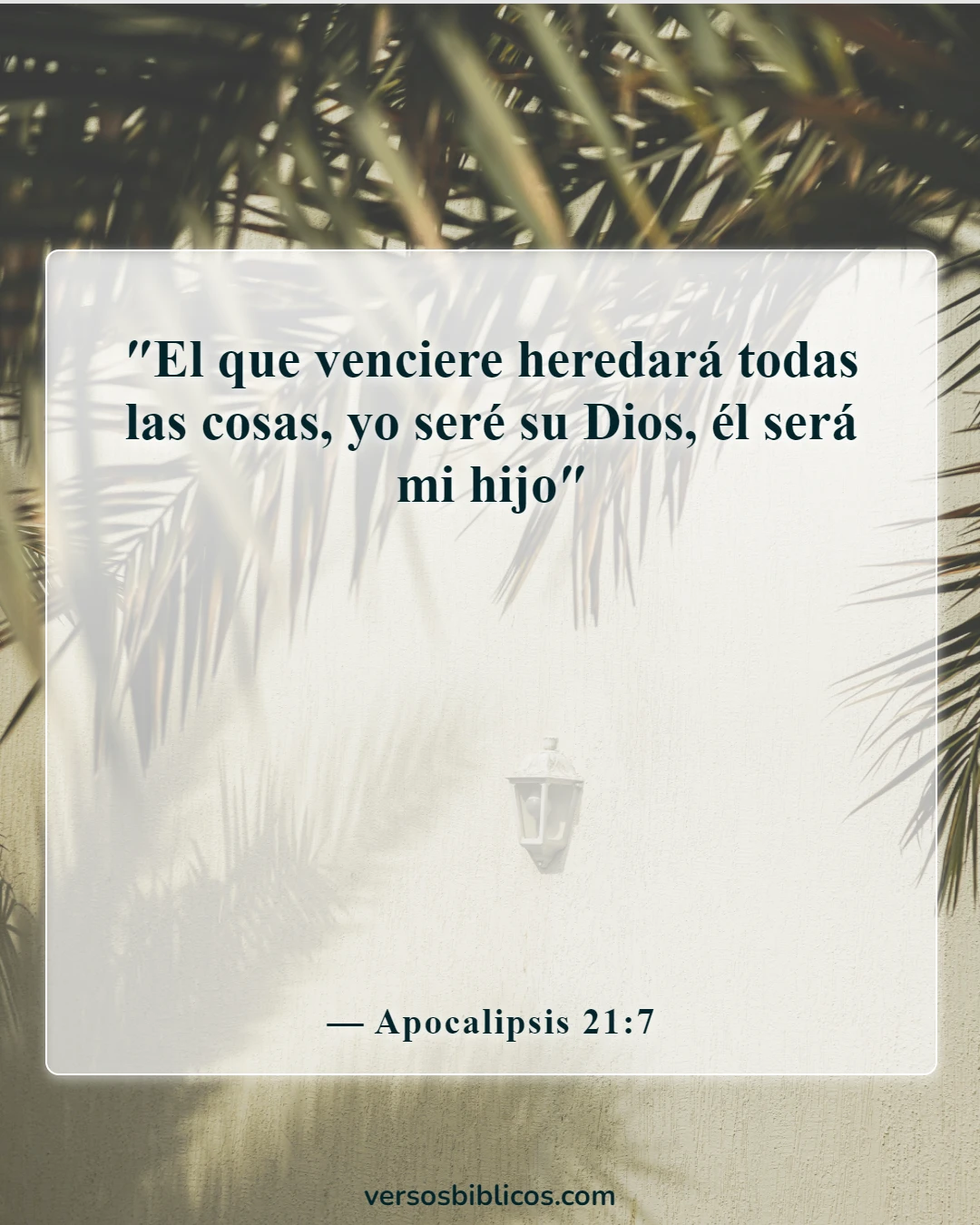 Versículos de la Biblia sobre la esperanza del cielo (Apocalipsis 21:7)