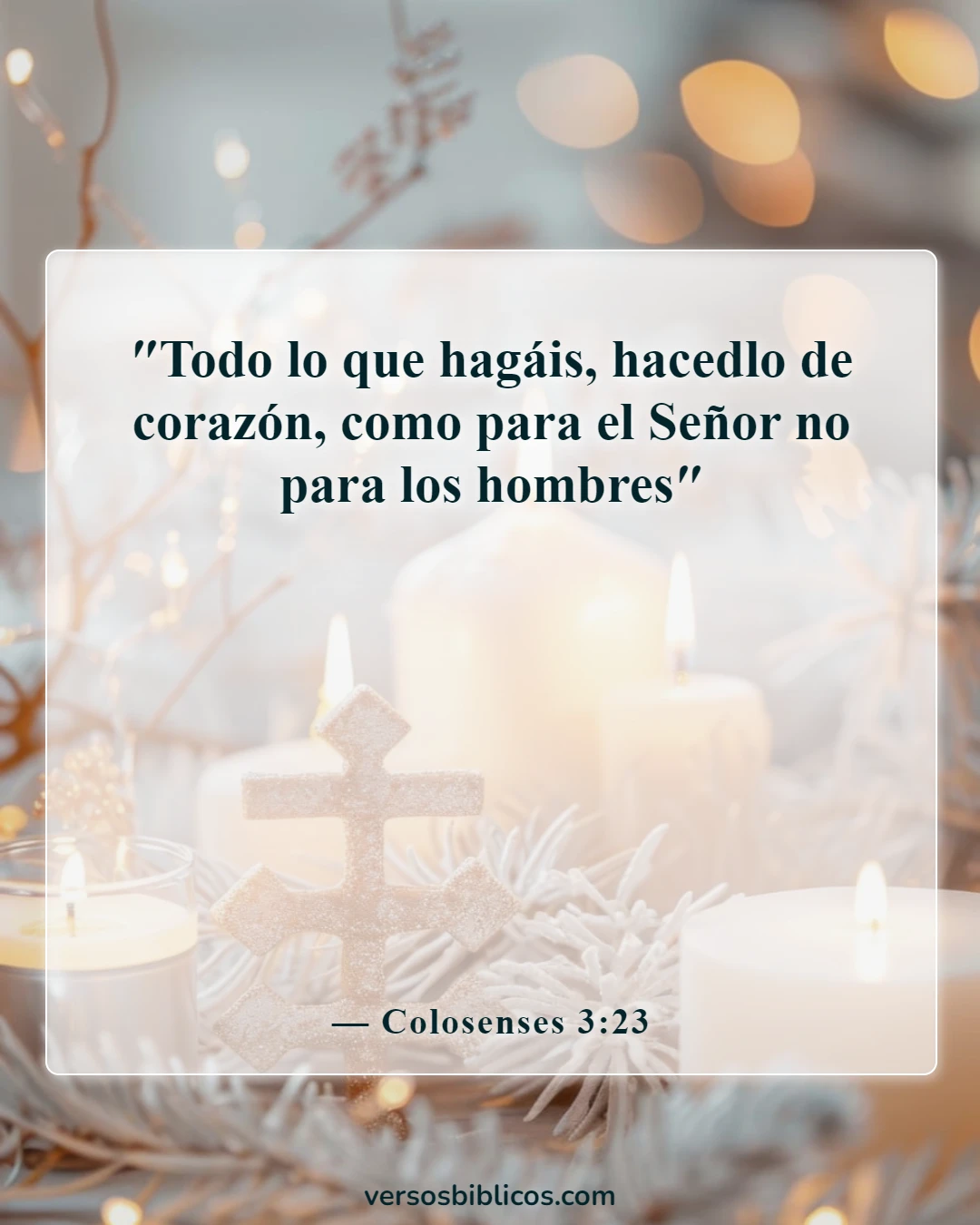 Versículos de la Biblia sobre la dedicación empresarial (Colosenses 3:23)