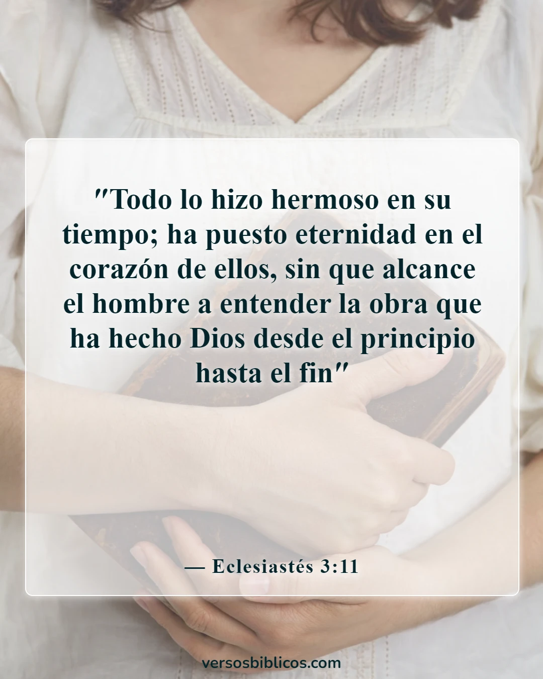 Versículos de la Biblia sobre la predicción del clima (Eclesiastés 3:11)