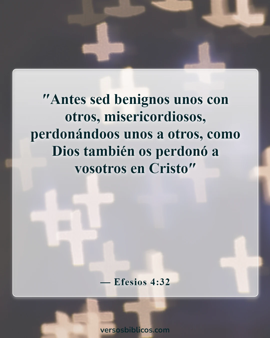 Versículos de la Biblia sobre llevar las cargas unos de otros (Efesios 4:32)