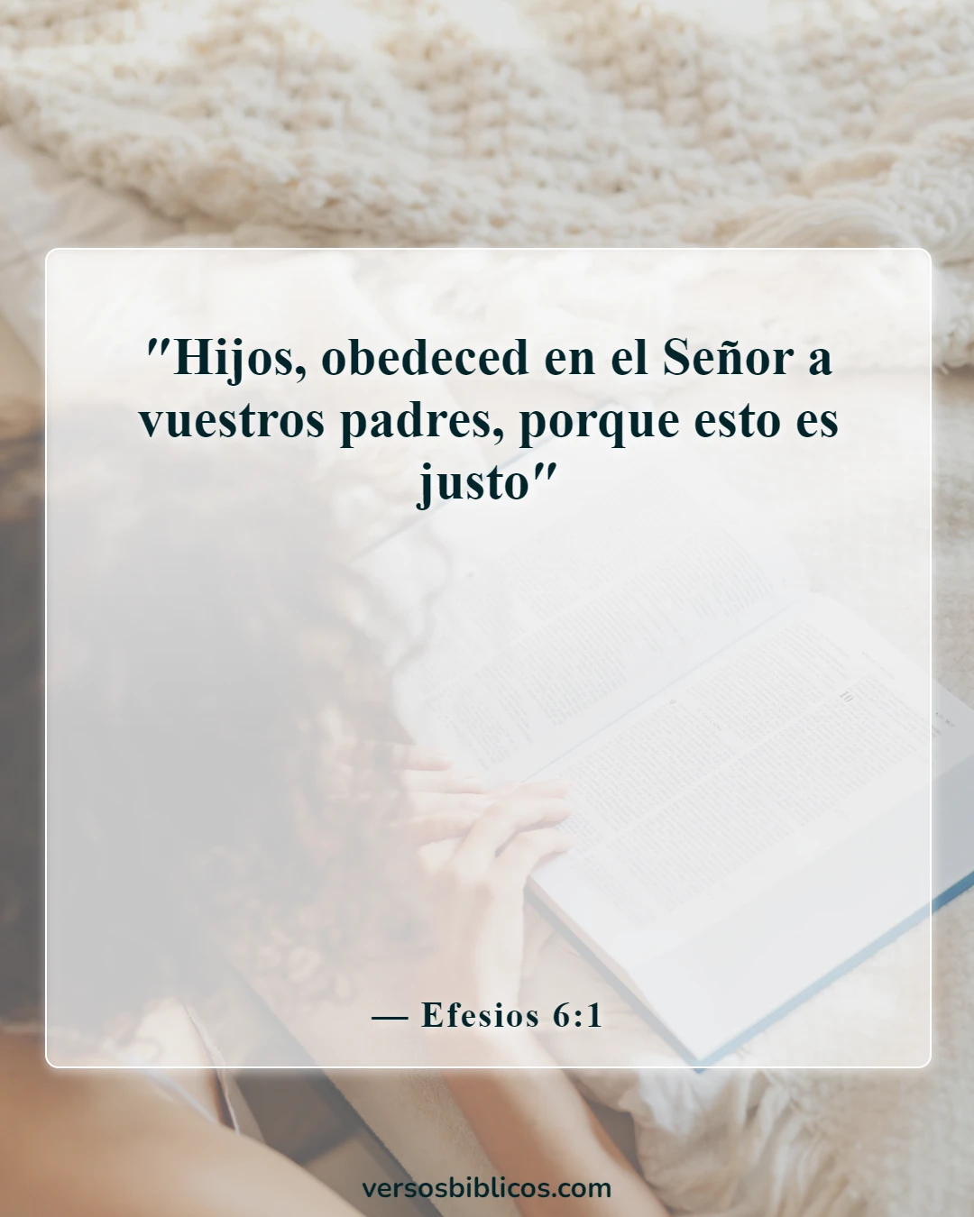Versículos de la Biblia sobre la suegra (Efesios 6:1)