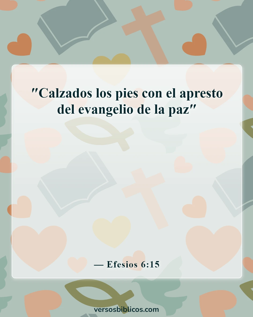 Versículos de la Biblia sobre ponerse toda la armadura de Dios (Efesios 6:15)