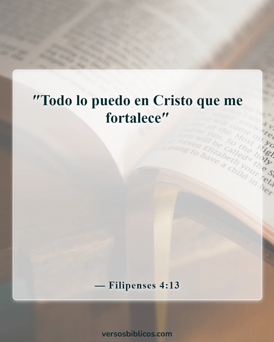 Versículos de la Biblia sobre el embarazo inesperado (Filipenses 4:13)