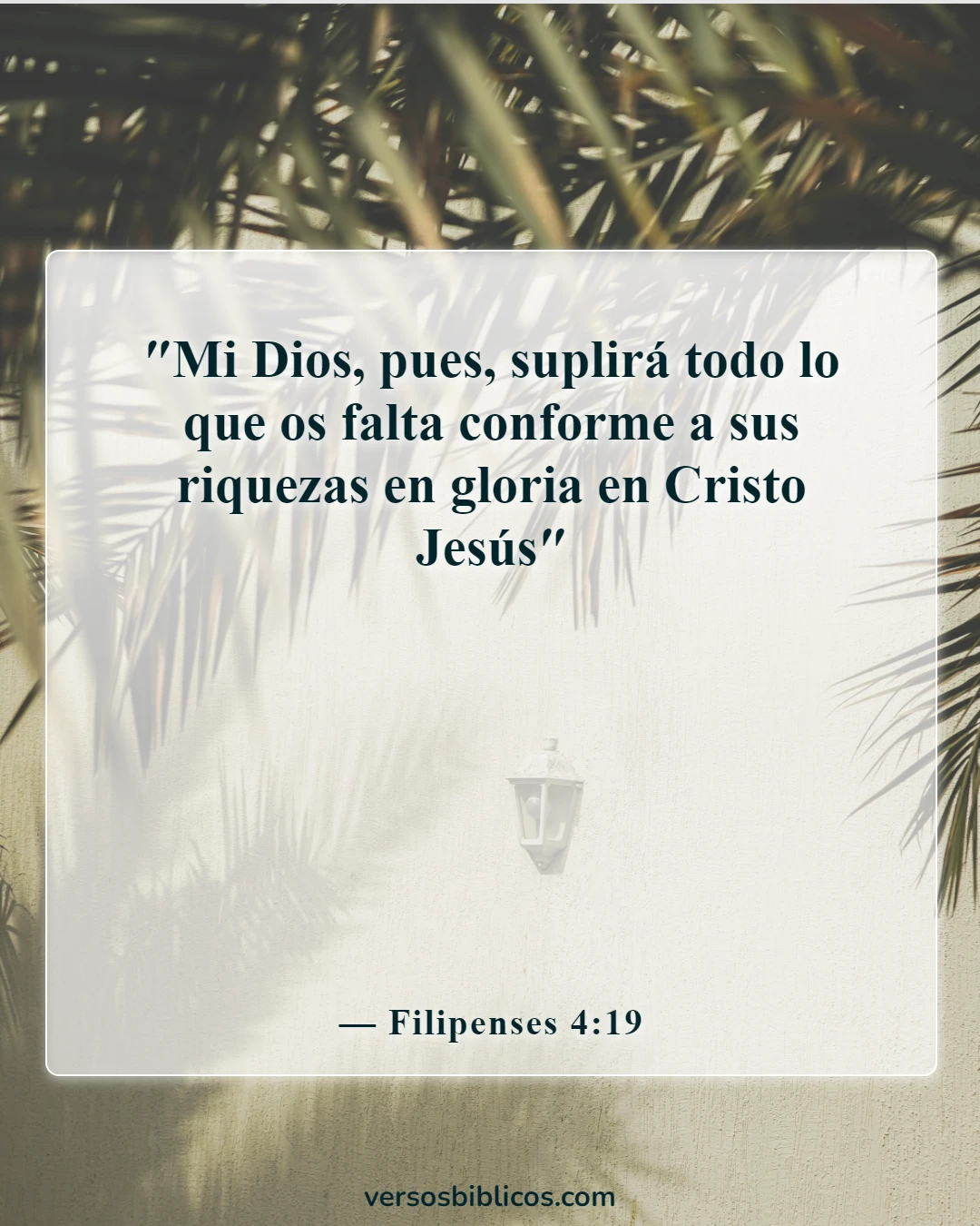 Versículos de la Biblia sobre la dedicación empresarial (Filipenses 4:19)