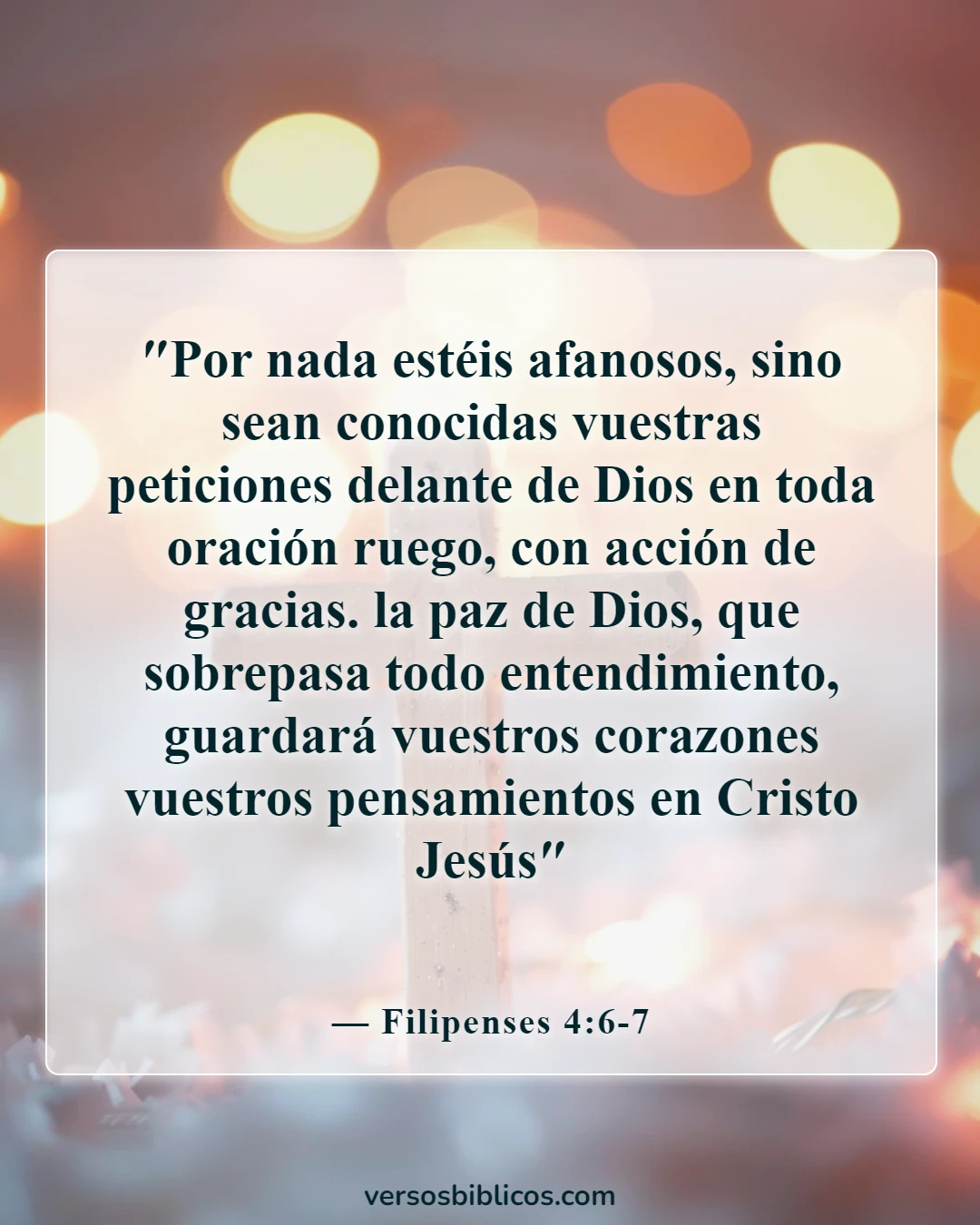 Versículos de la Biblia sobre el embarazo inesperado (Filipenses 4:6-7)