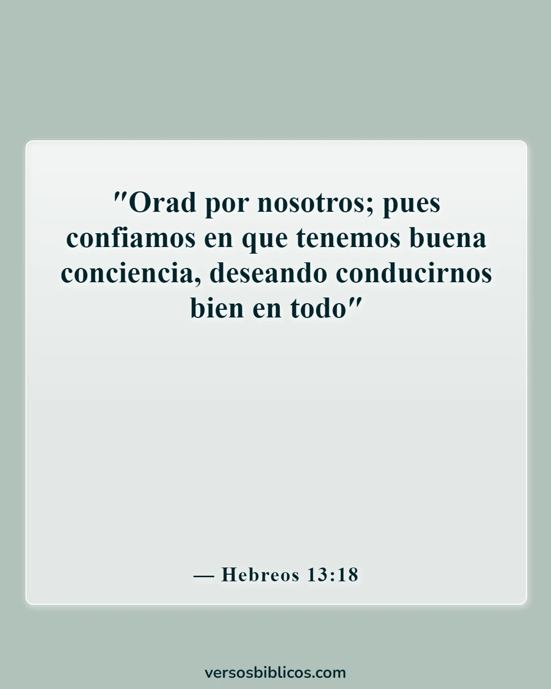 Versículos de la Biblia sobre las trampas en los negocios (Hebreos 13:18)