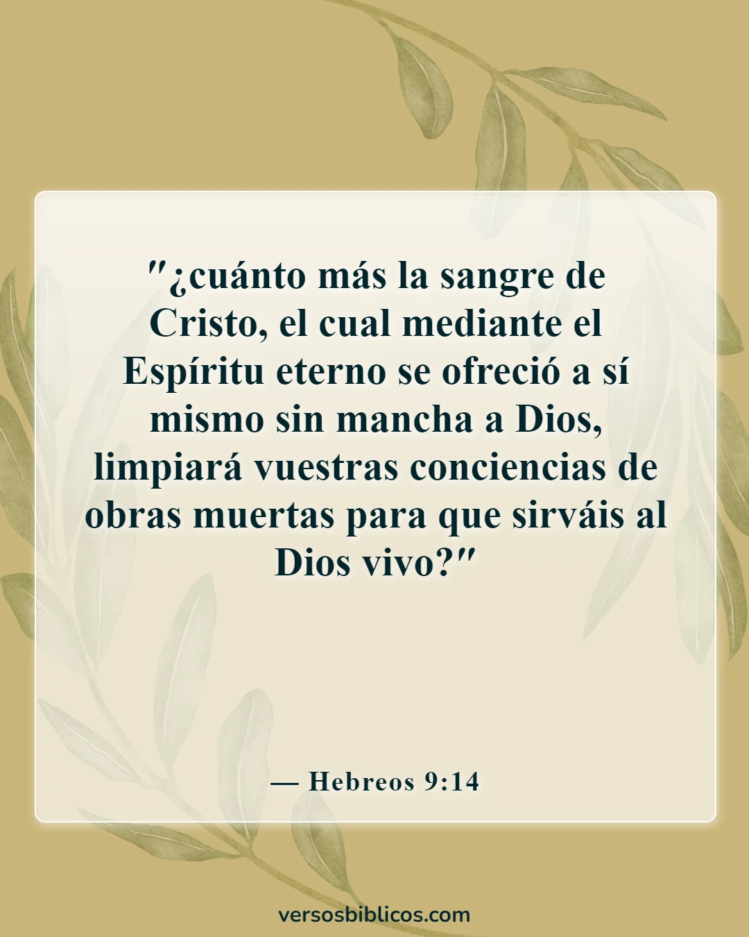 Versículos de la Biblia sobre la Trinidad (Hebreos 9:14)