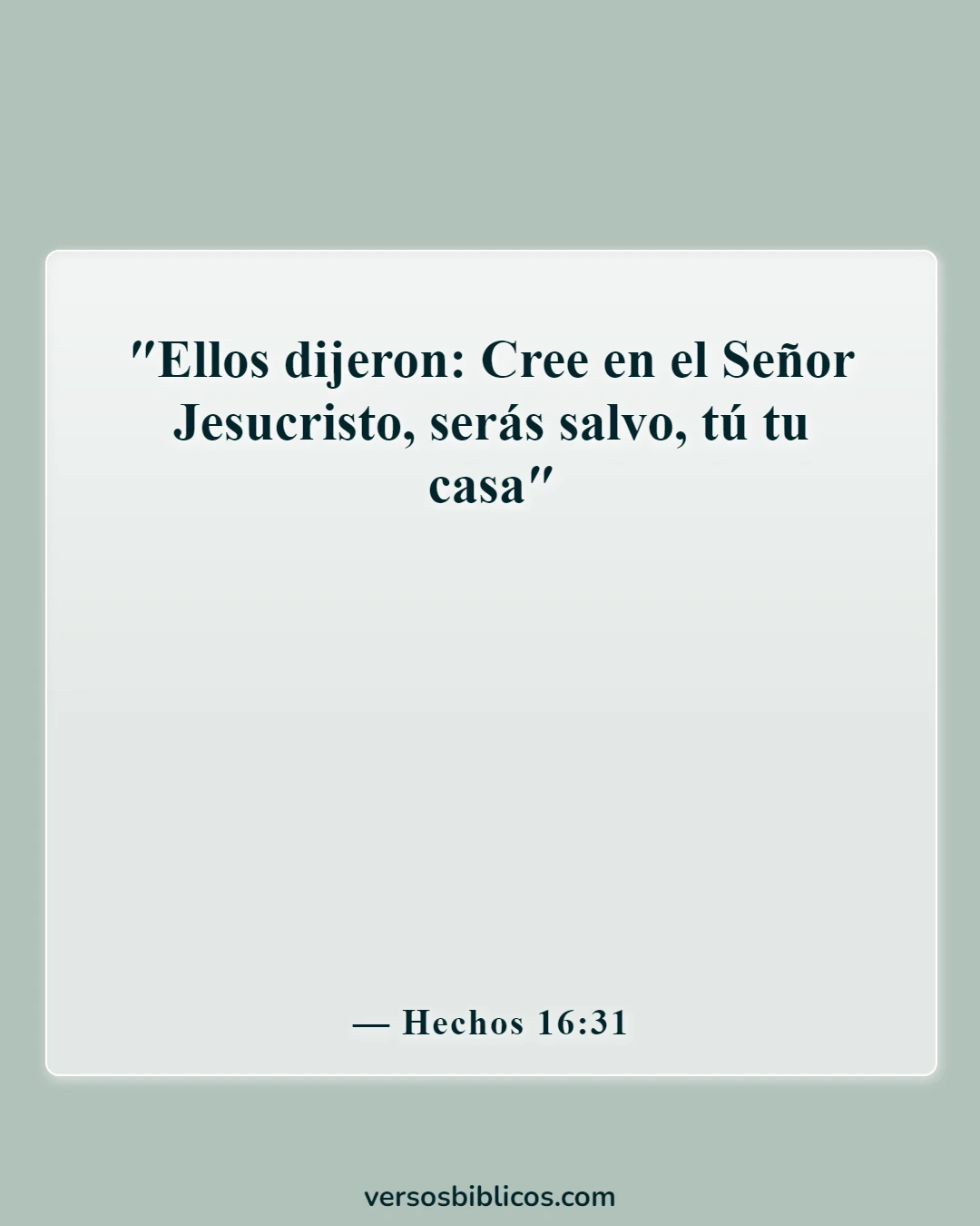 Versículos de la Biblia sobre la ayuda con la ansiedad (Hechos 16:31)