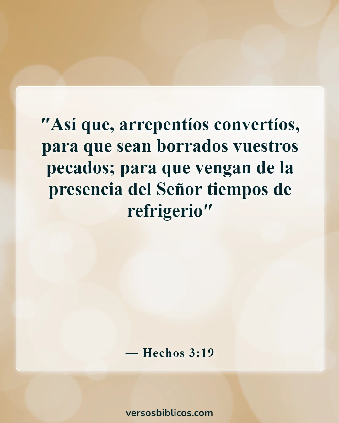 Versículos de la Biblia sobre cometer adulterio y lujuria en el corazón (Hechos 3:19)