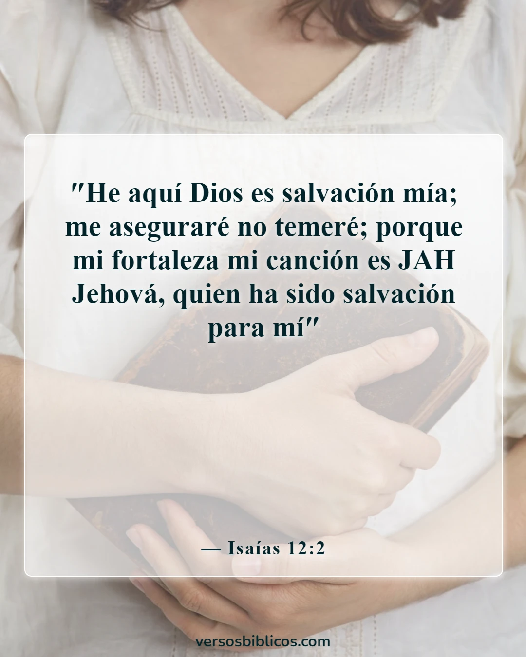Versículos de la Biblia sobre la frustración (Isaías 12:2)