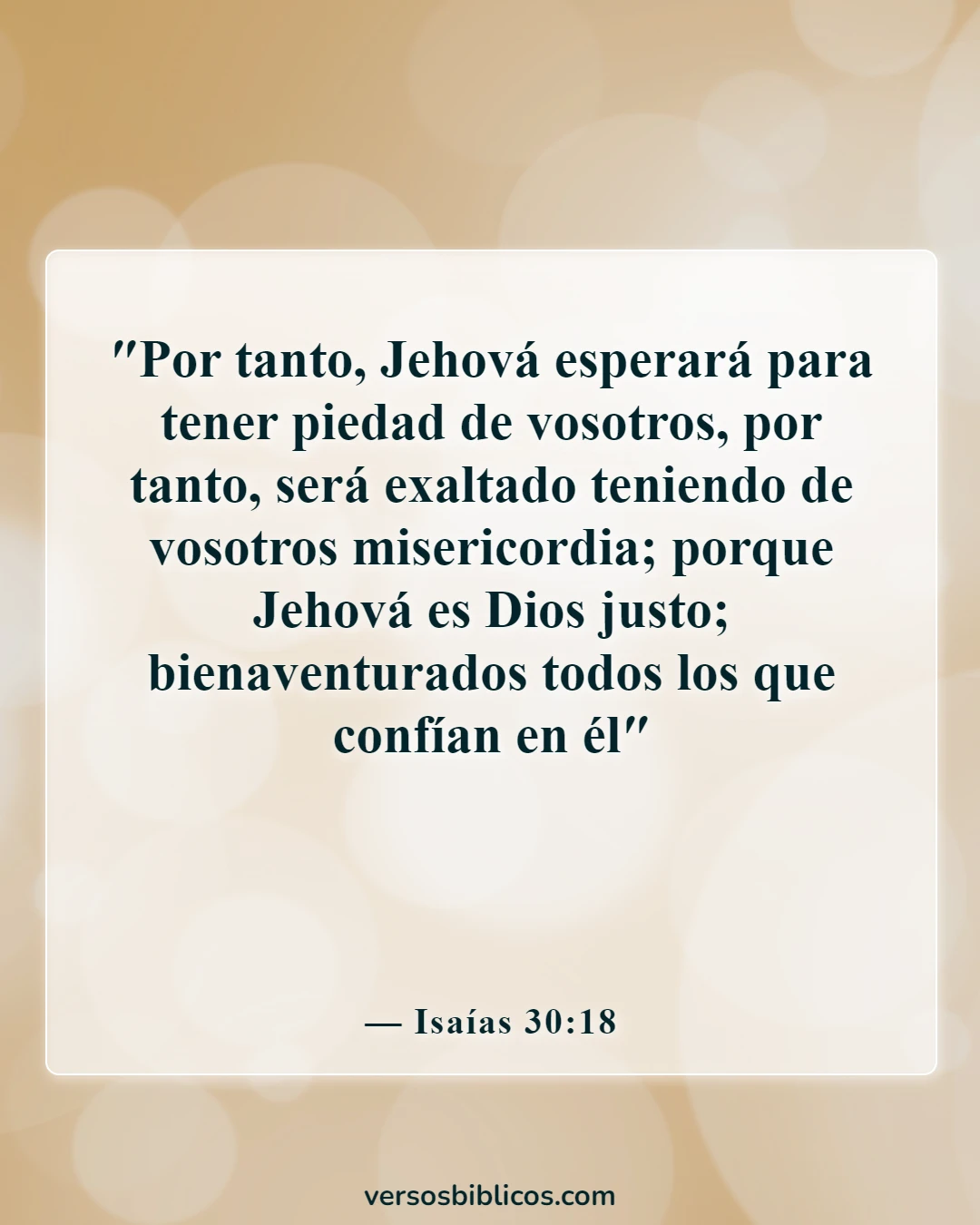 Versículos de la Biblia sobre problemas difíciles (Isaías 30:18)