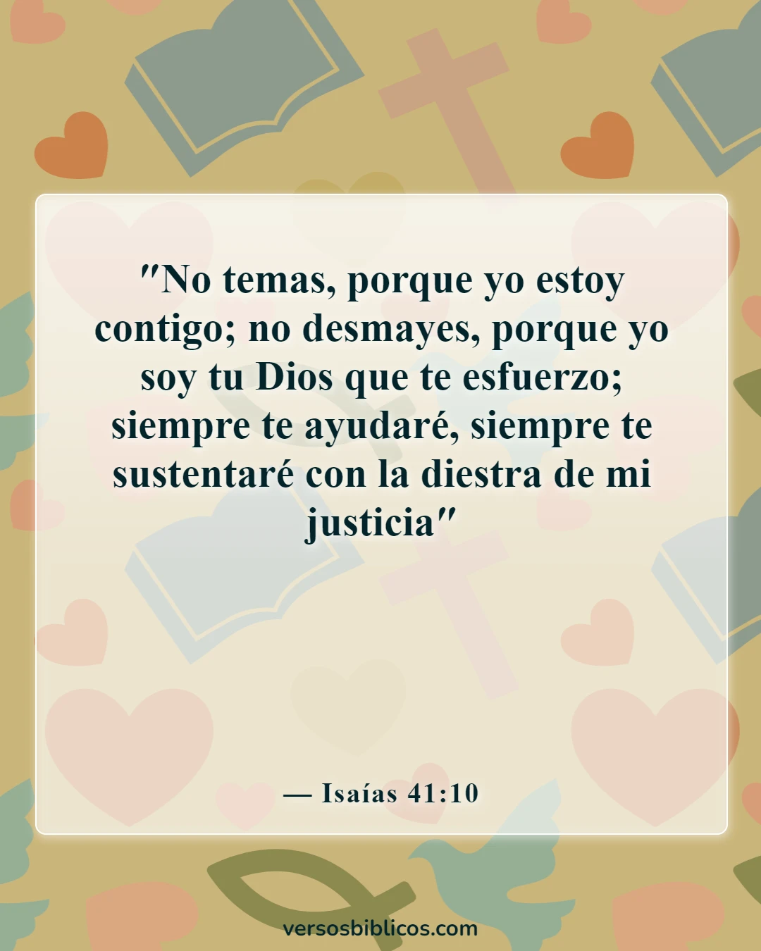 Versículos de la Biblia sobre el embarazo inesperado (Isaías 41:10)