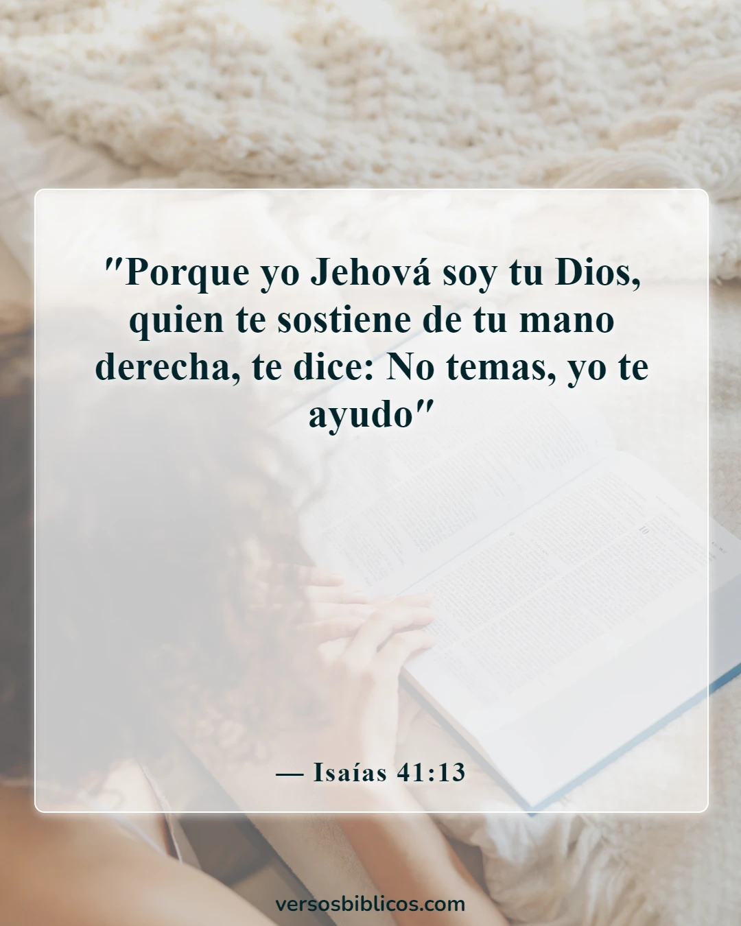 Versículos de la Biblia sobre el embarazo inesperado (Isaías 41:13)