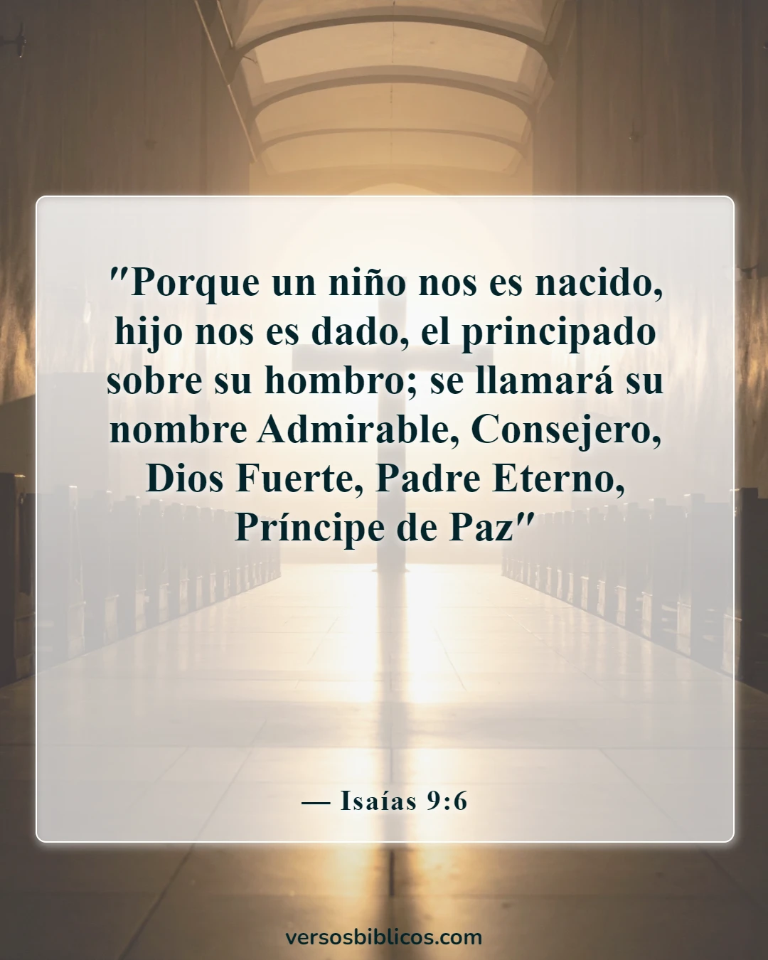 Versículos de la Biblia sobre los líderes de las naciones (Isaías 9:6)