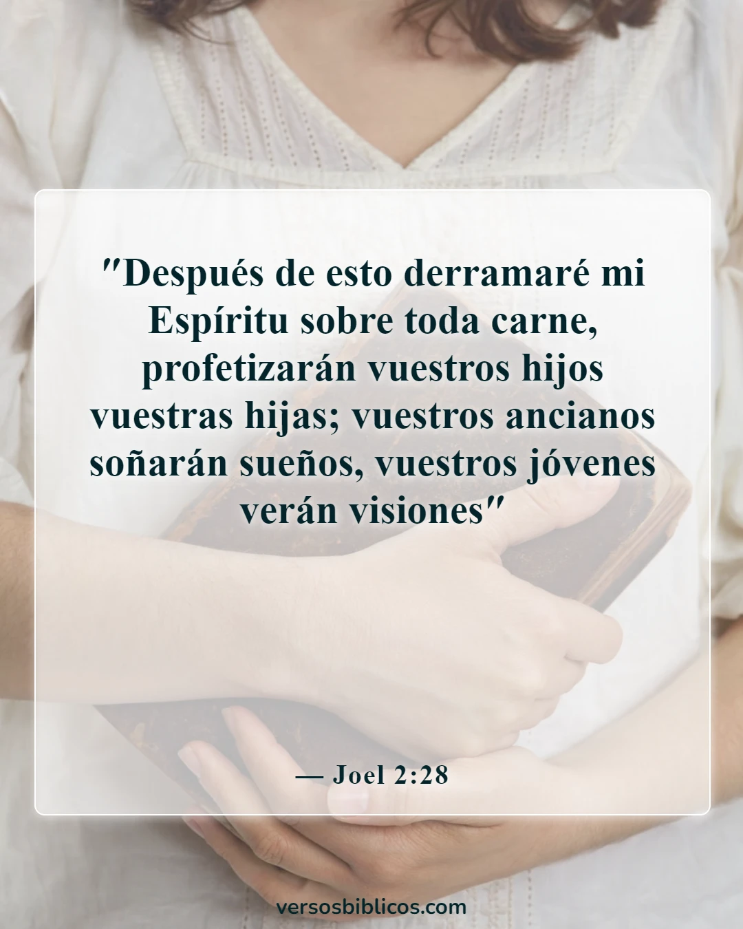 Versículos de la Biblia sobre poderosas profecías (Joel 2:28)