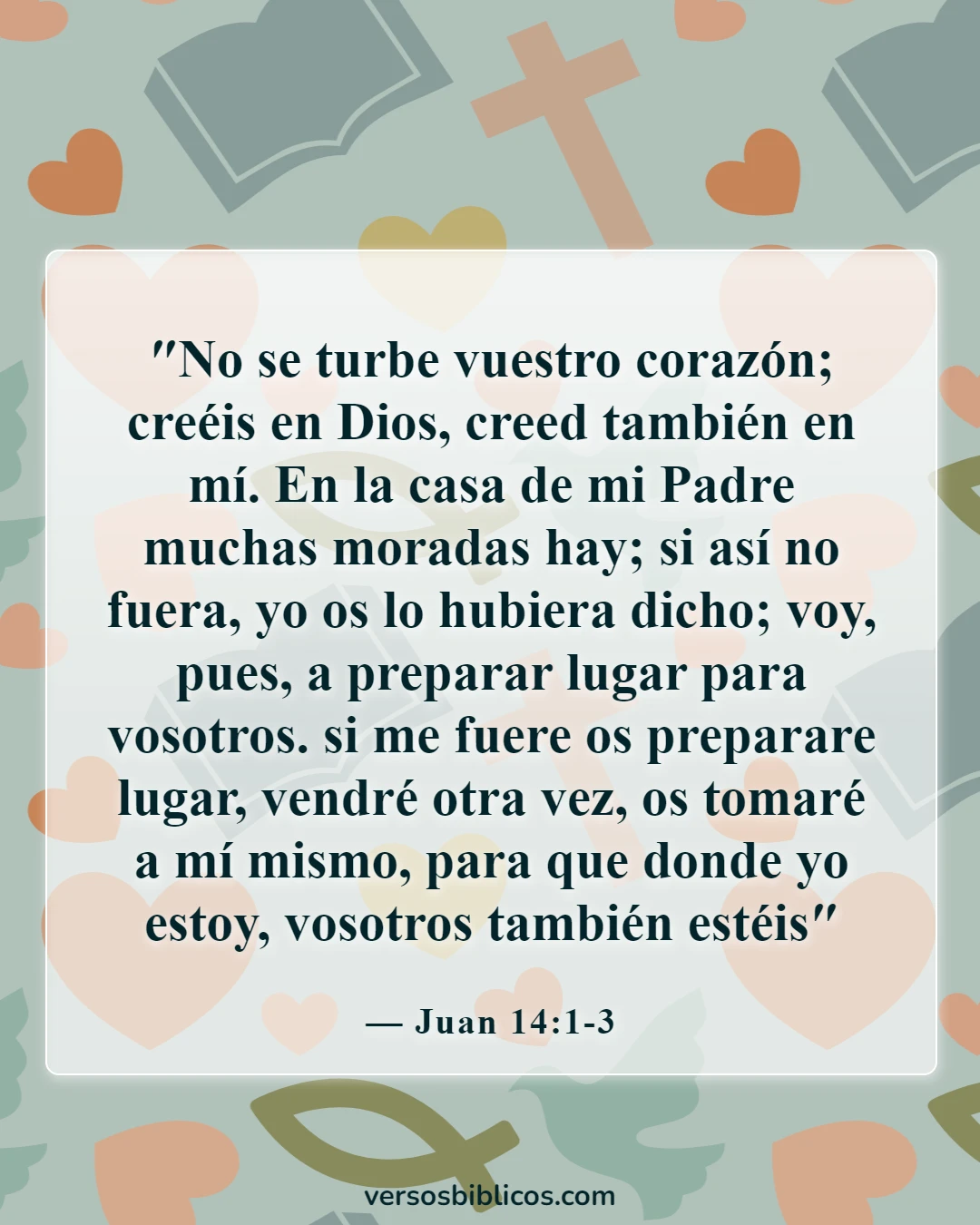 Versículos de la Biblia sobre la muerte inesperada de un niño (Juan 14:1-3)