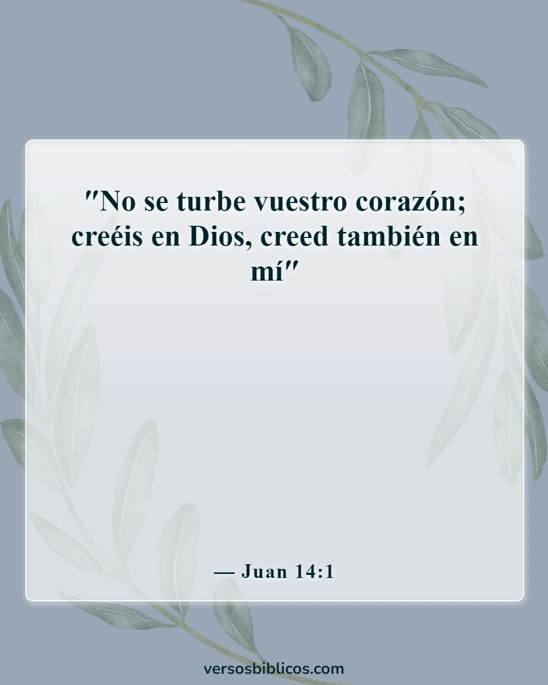 Versículos de la Biblia sobre la paz en la presencia de Dios (Juan 14:1)