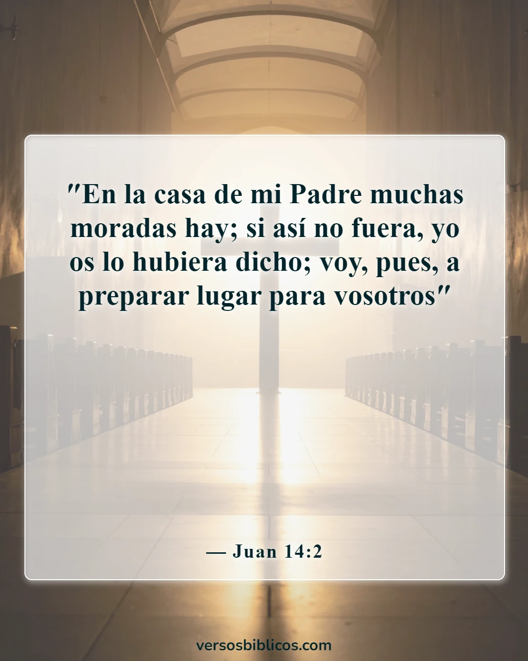 Versículos de la Biblia sobre la esperanza del cielo (Juan 14:2)
