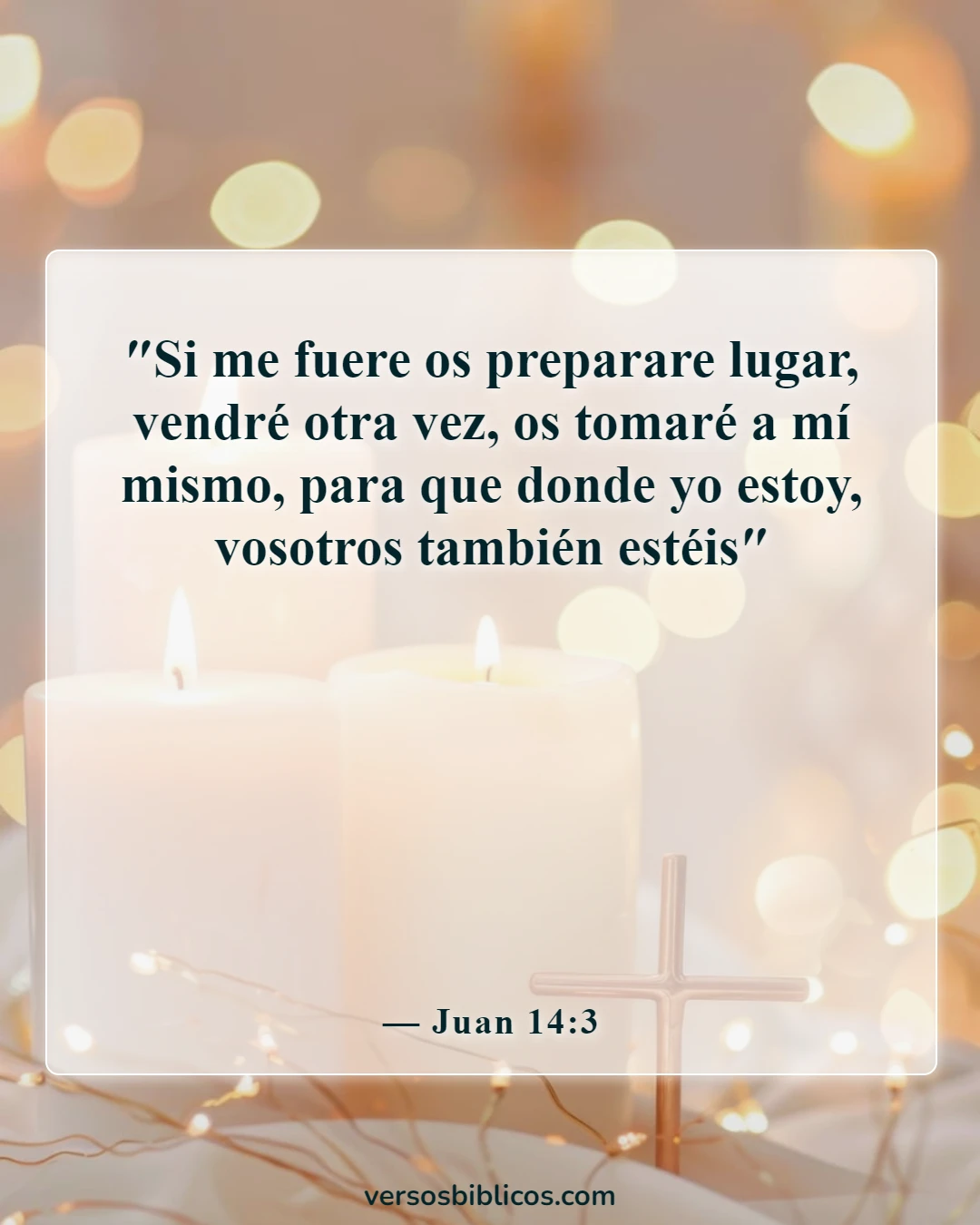 Versículos de la Biblia sobre los ausentes del cuerpo presentes con el Señor (Juan 14:3)